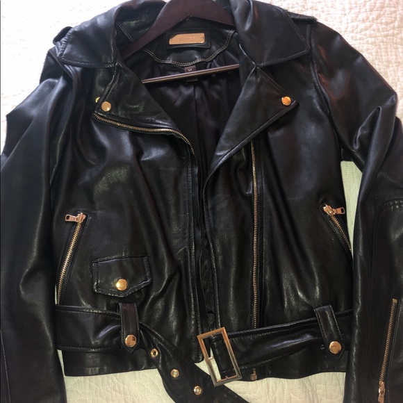 Danier leather jacket S size fits more like M